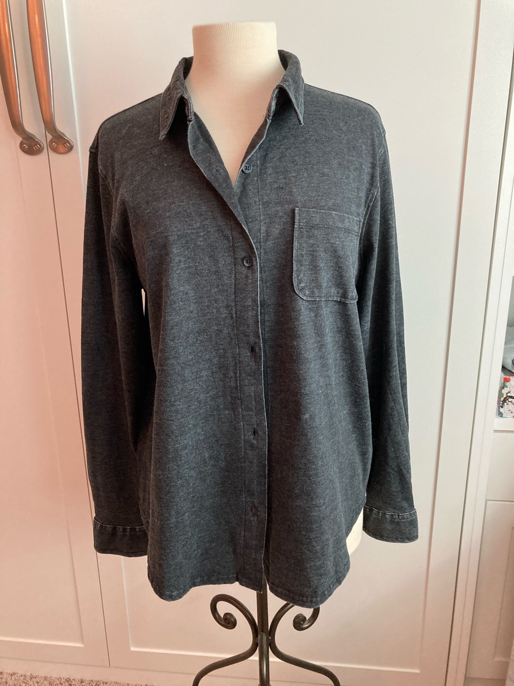 NWT—C&C California knit button down shirt